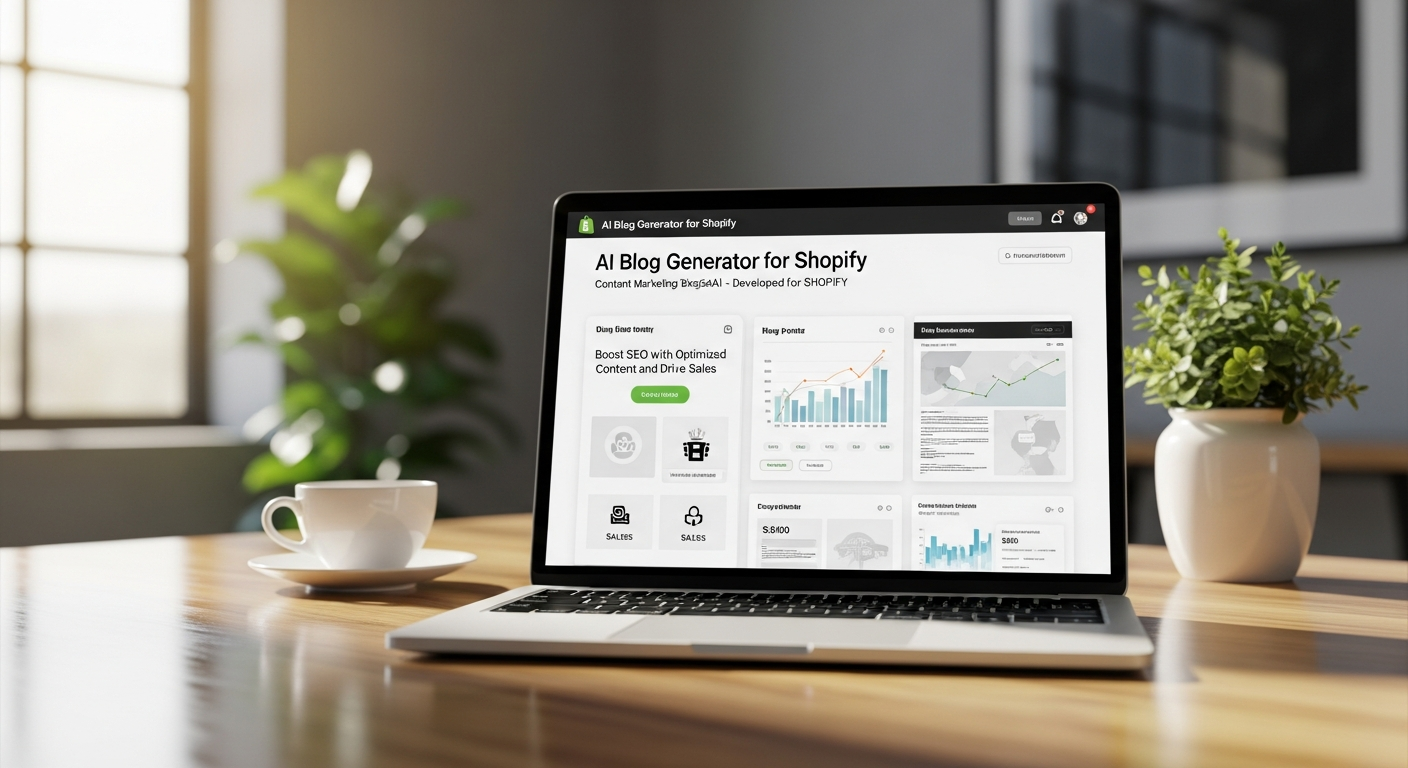 Featured image for: AI Blog Generator for Shopify: Boost SEO with Optimized Content and Drive Sales