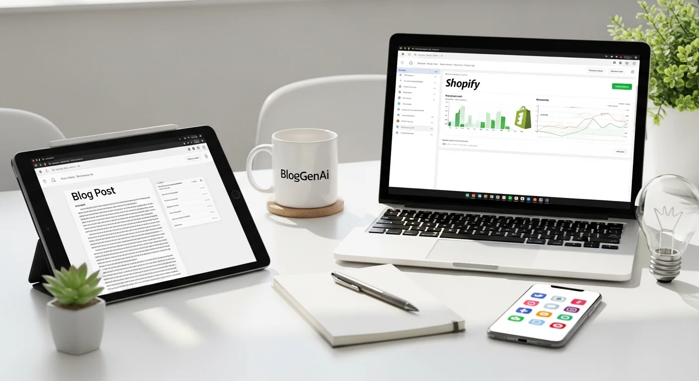 Featured image for: Best SEO Blog Generator for Shopify: How to Increase Shopify Traffic with Blog Posts and AI