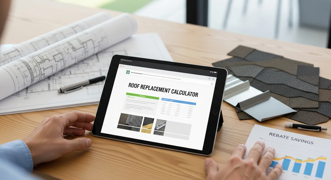 Roof Replacement Cost Calculator: How to Save Money with Cool Roof Rebate Programs