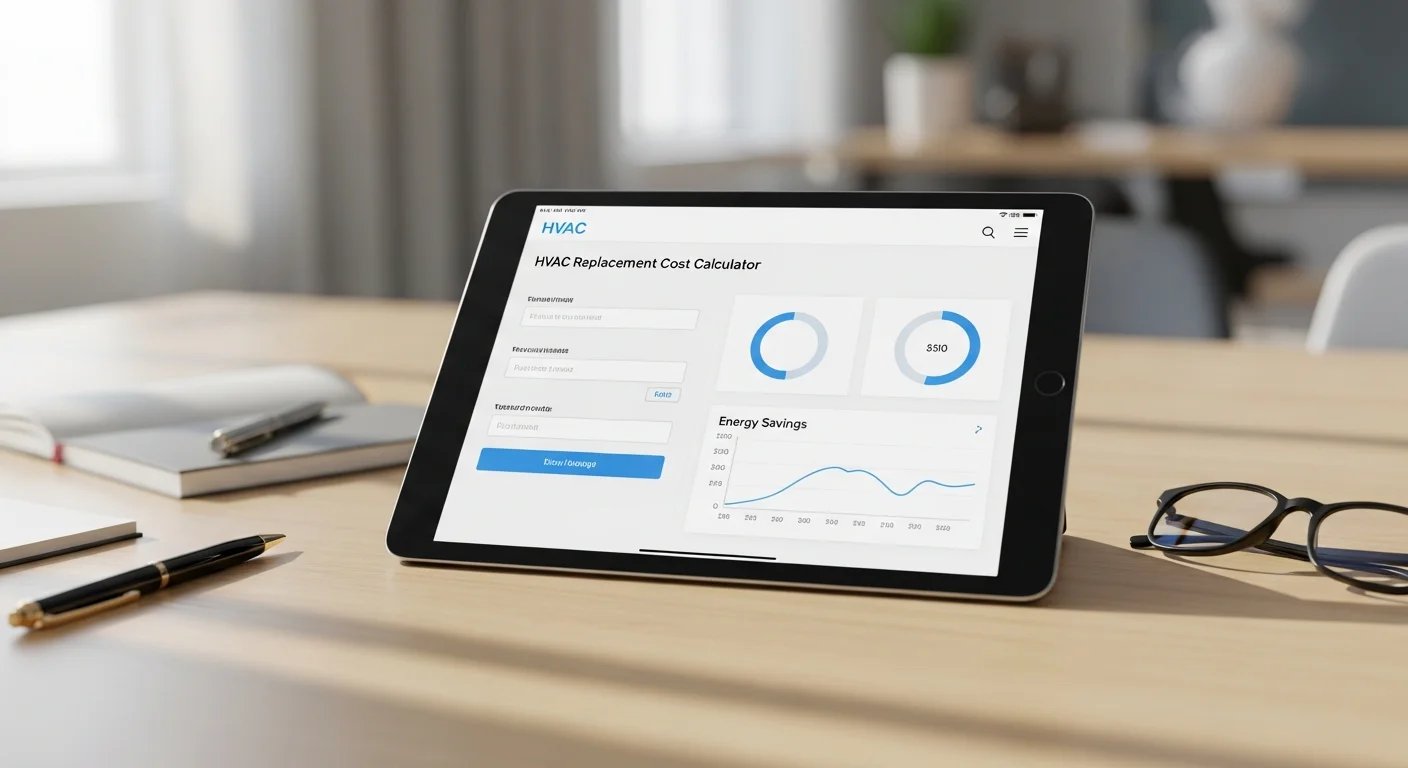 HVAC Replacement Cost Calculator: Estimate Energy Savings for HVAC Upgrades and Heat Pumps