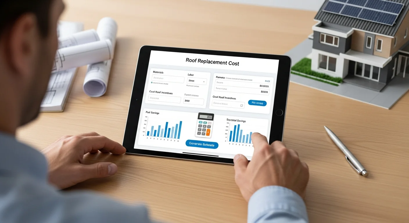Roof Replacement Cost Calculator: Navigating 2026 Pricing and Cool Roof Incentives