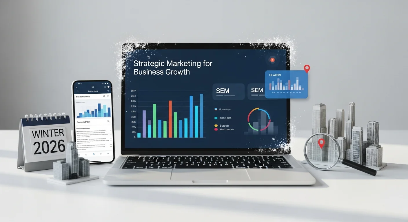 Featured image for: Strategic Marketing for Business Growth: Paid Search Advertising Benefits and Trends in Winter 2026