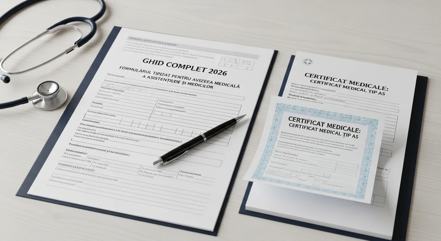 Certificat Medical pentru Asistenți și Medici: Ghid Complet pentru Avizarea în 2026