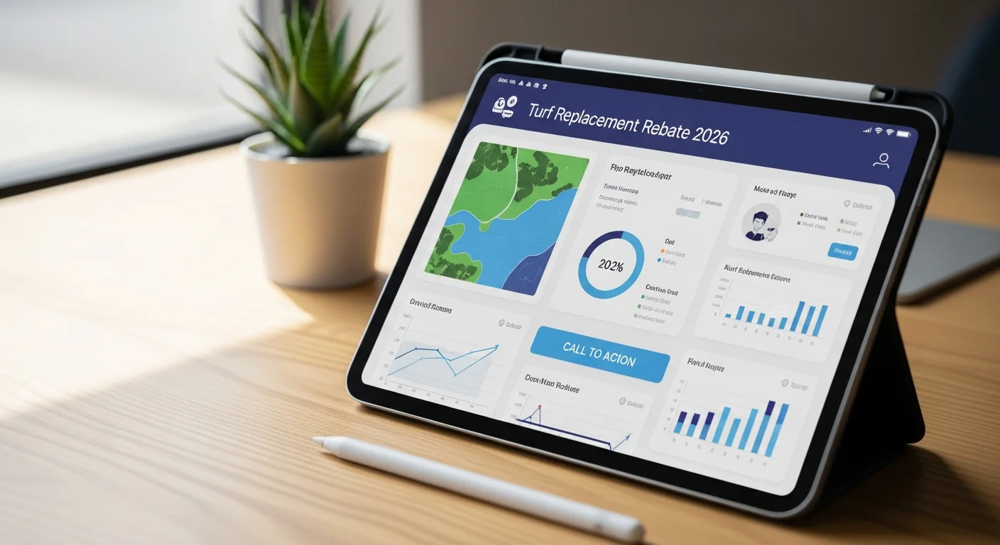 Turf Replacement Rebate 2026: Calculate Your Savings on Drought Tolerant Landscaping