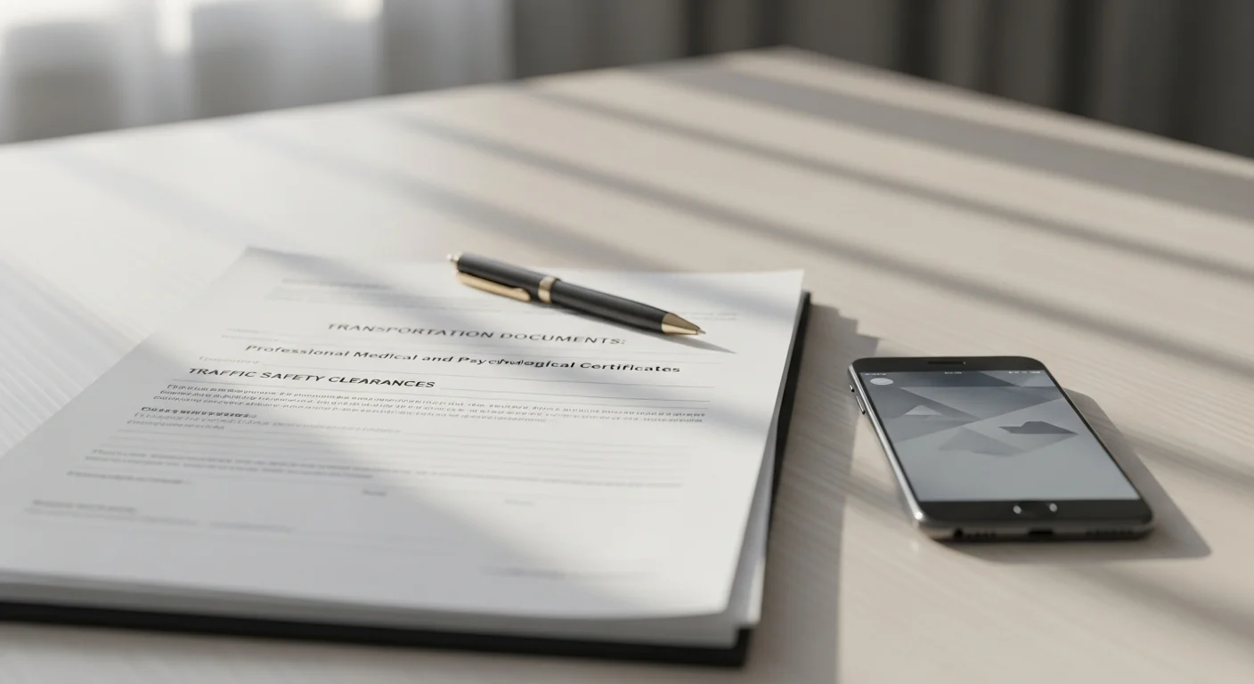 Documente Uber și Bolt 2026: Ghid pentru Certificate Medicale și Psihologice Profesionale