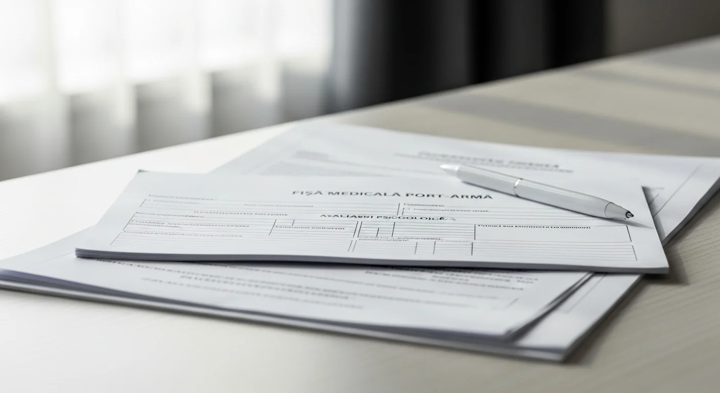 Permis Port Armă în 2026: Ghid Complet pentru Obținerea Documentelor Medicale și Psihologice