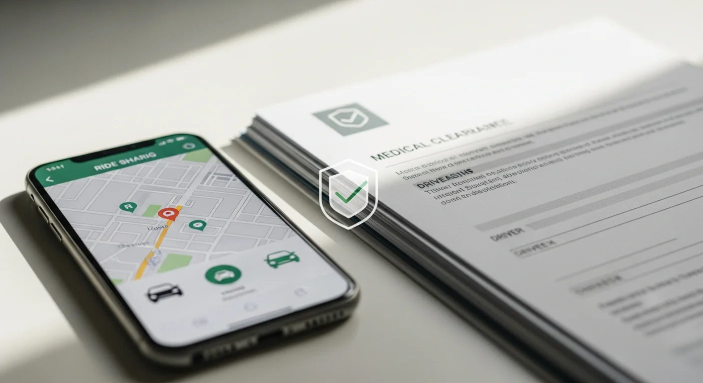 Ghid Complet 2026: Cum Obții un Aviz Medical Bolt și Uber pentru Șoferi Profesioniști