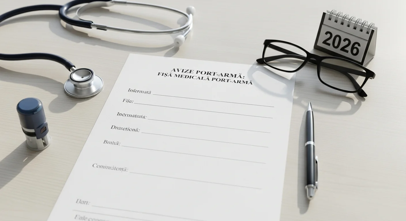 Obținerea Permisului de Port-Armă în 2026: Ghid Complet pentru Avizul Medical și Psihologic