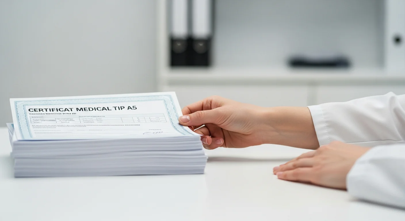 Ghid Complet 2026: Obținerea Certificatului Medical Tip A5 pentru Medici și Asistenți
