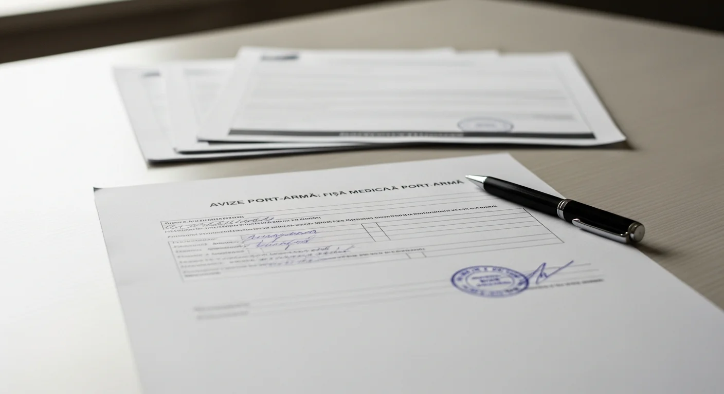port armă - Permis Port Arma 2026: Ghid Complet pentru Obținerea Avizului Medical și Psihologic