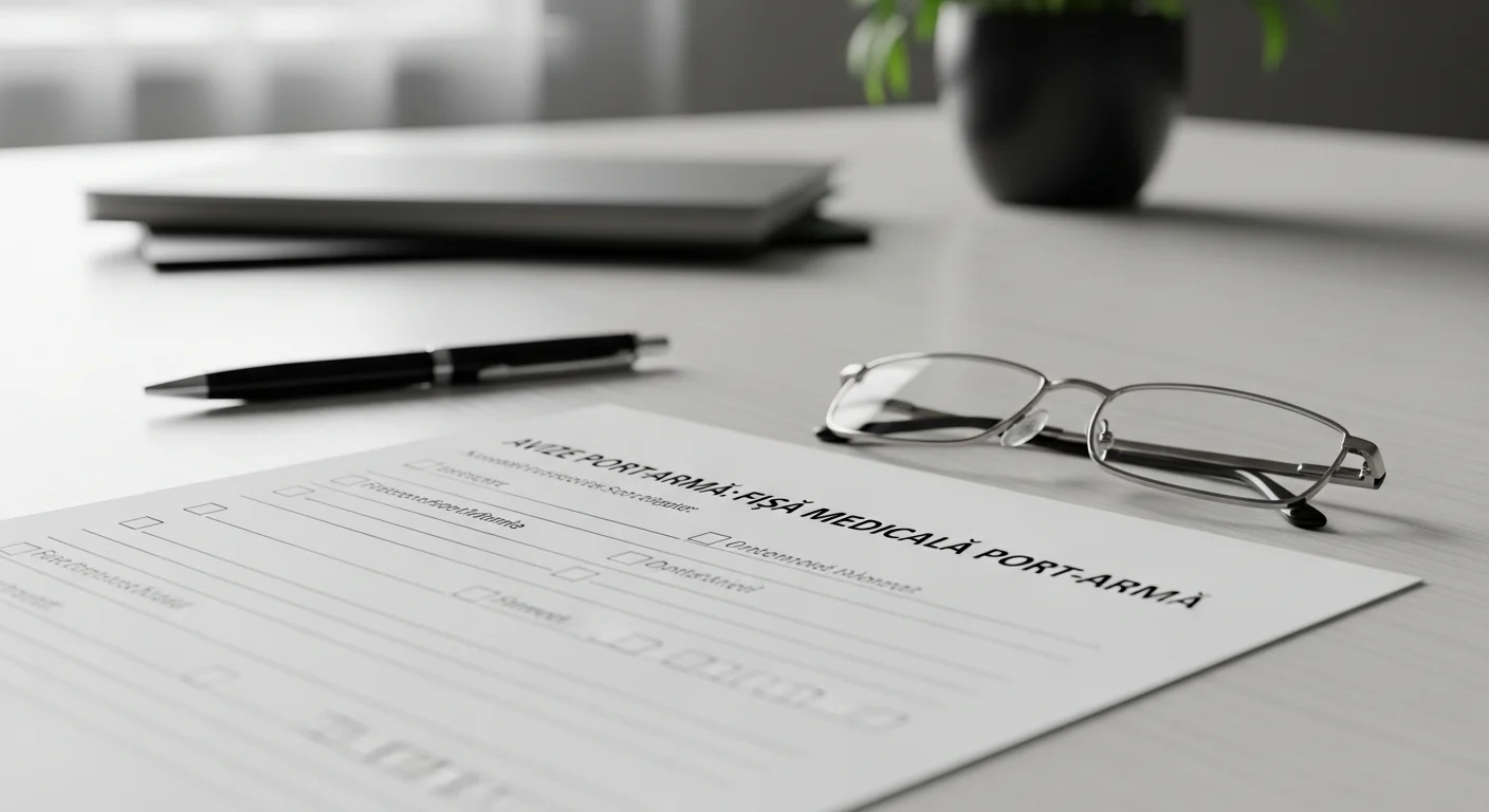 fișă medicală - Pasi Obtinere Permis Port Arma 2026: Ghid Complet pentru Aviz Medical si Documente Necesare