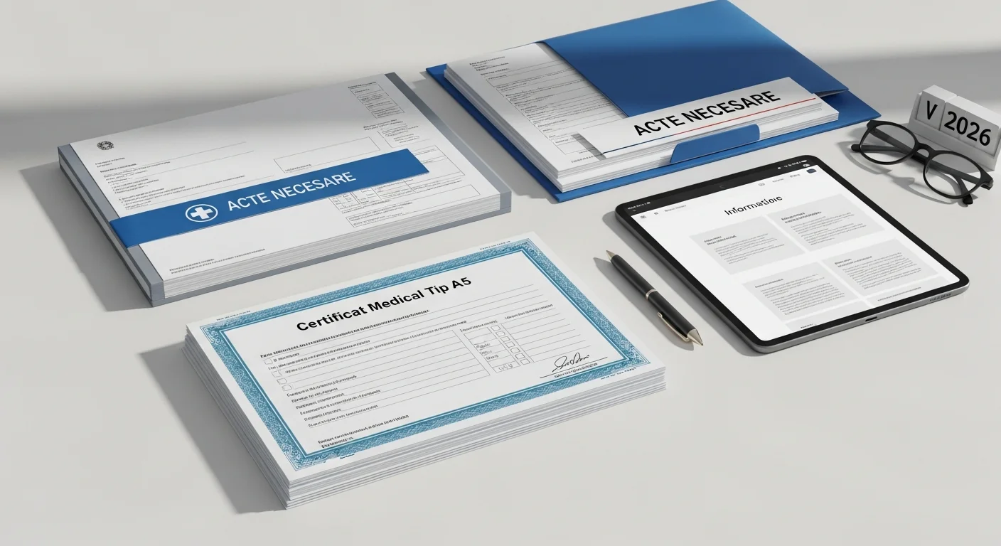 Ghid Complet pentru Obținerea unui Certificat Medical Tip A5: Acte Necesare și Proceduri în 2026