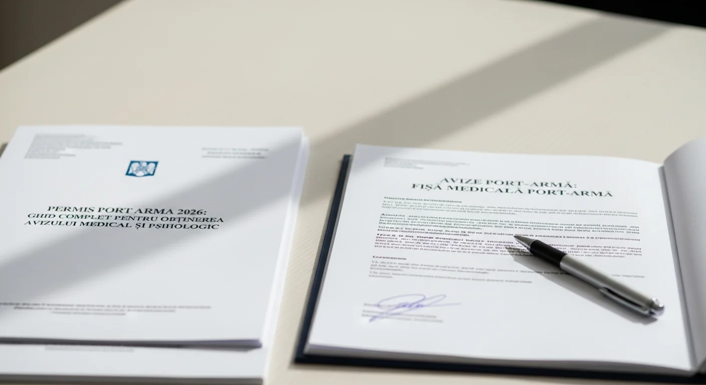 port-armă - Permis Port Arma 2026: Ghid Complet pentru Obținerea Avizului Medical și Psihologic