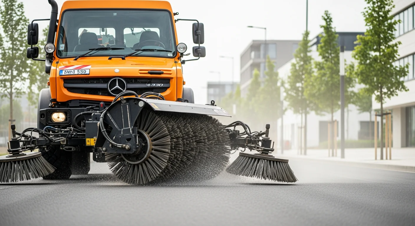 perii utilaje - Echipamente de Curățat Drumuri: Cum să Optimizezi Performanța Flotei Unimog în 2026