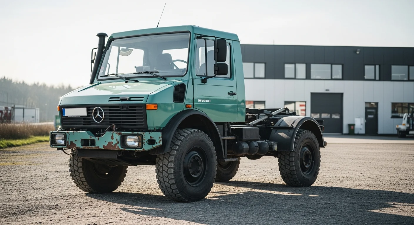 unimog 4x4 - Eficiența Unimog Second Hand în 2026: Ghid de Achiziție și Analiză ROI pentru Flote Industriale