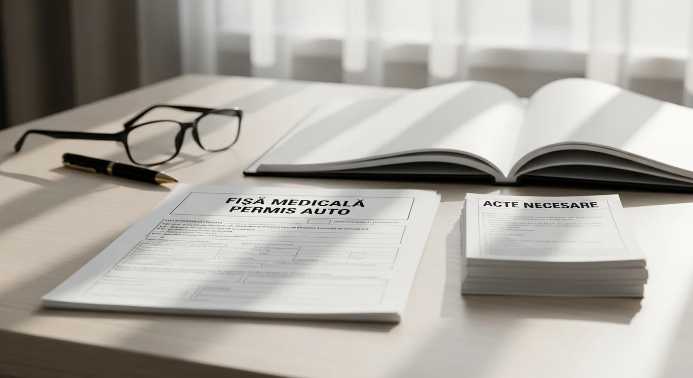 acte necesare schimbare permis - Ghid Complet 2026: Acte Necesare și Fișă Medicală Permis Auto pentru Reînnoire Rapidă