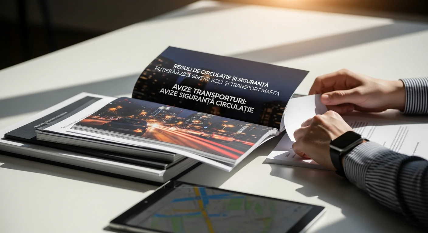 Reguli de Circulație și Siguranță Rutieră în 2026: Ghid pentru Șoferii Uber, Bolt și Transport Marfă