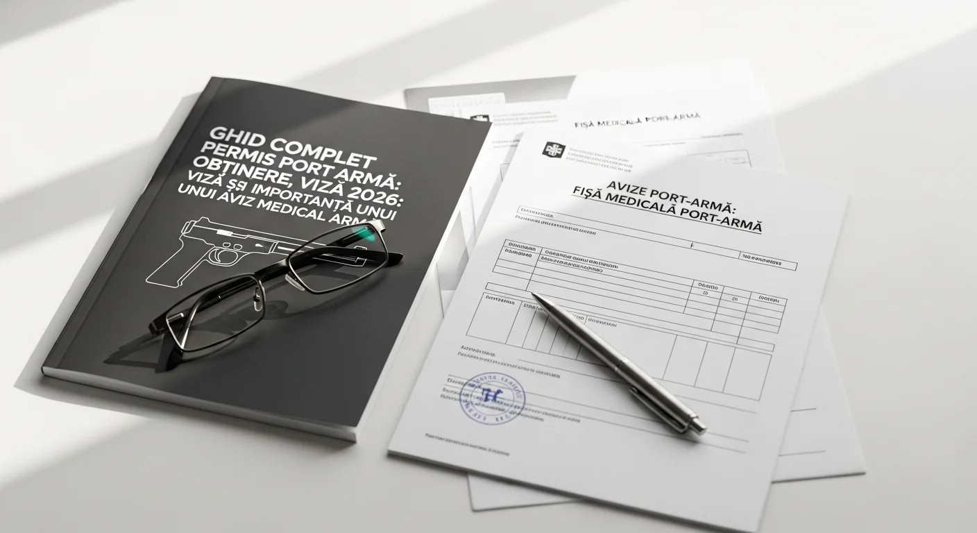 Ghid Complet Permis Port Armă 2026: Obținere, Viză și Importanța unui Aviz Medical Armă