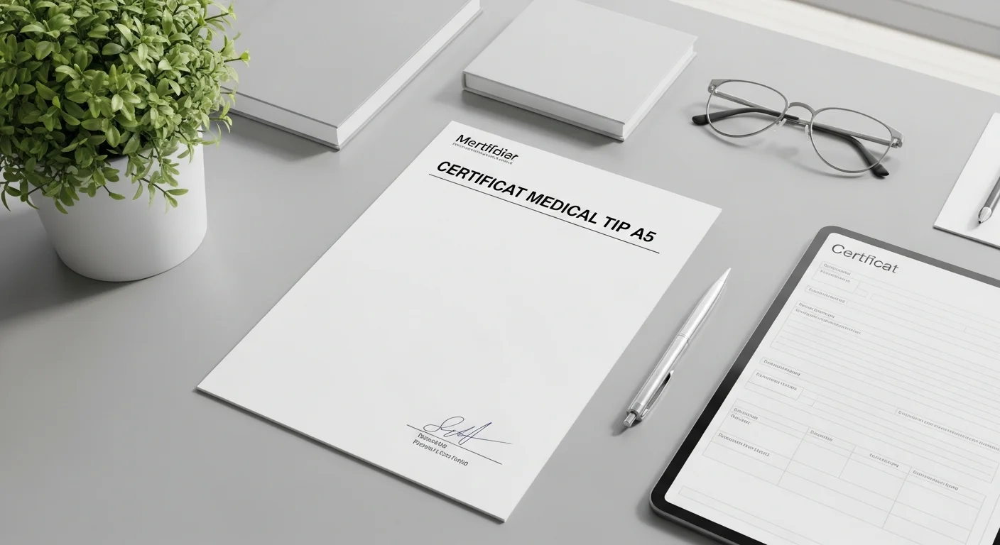 certificat a 5 - Ghid Complet pentru Certificat Medical Tip A5: Documentul Esențial pentru Asistenți Medicali și Medici în 2026