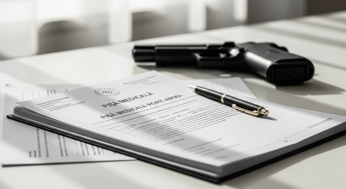 Ghid Complet 2026: Cum Obții Aviz Medical Arma și Actele pentru Permis Port Arma