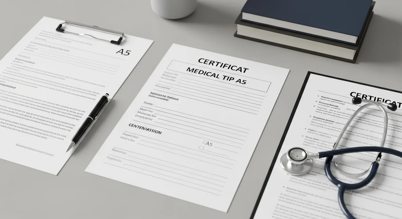 certificat a5 - Ghid Complet pentru Certificat Medical Tip A5: Documente Obligatorii pentru Asistenți Medicali și Medici în 2026
