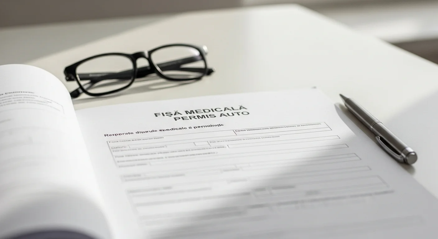 școala rutieră - Fisă Medicală Permis Auto 2026: Ghid Complet pentru Aviz Medical Auto și Reînnoire Permis