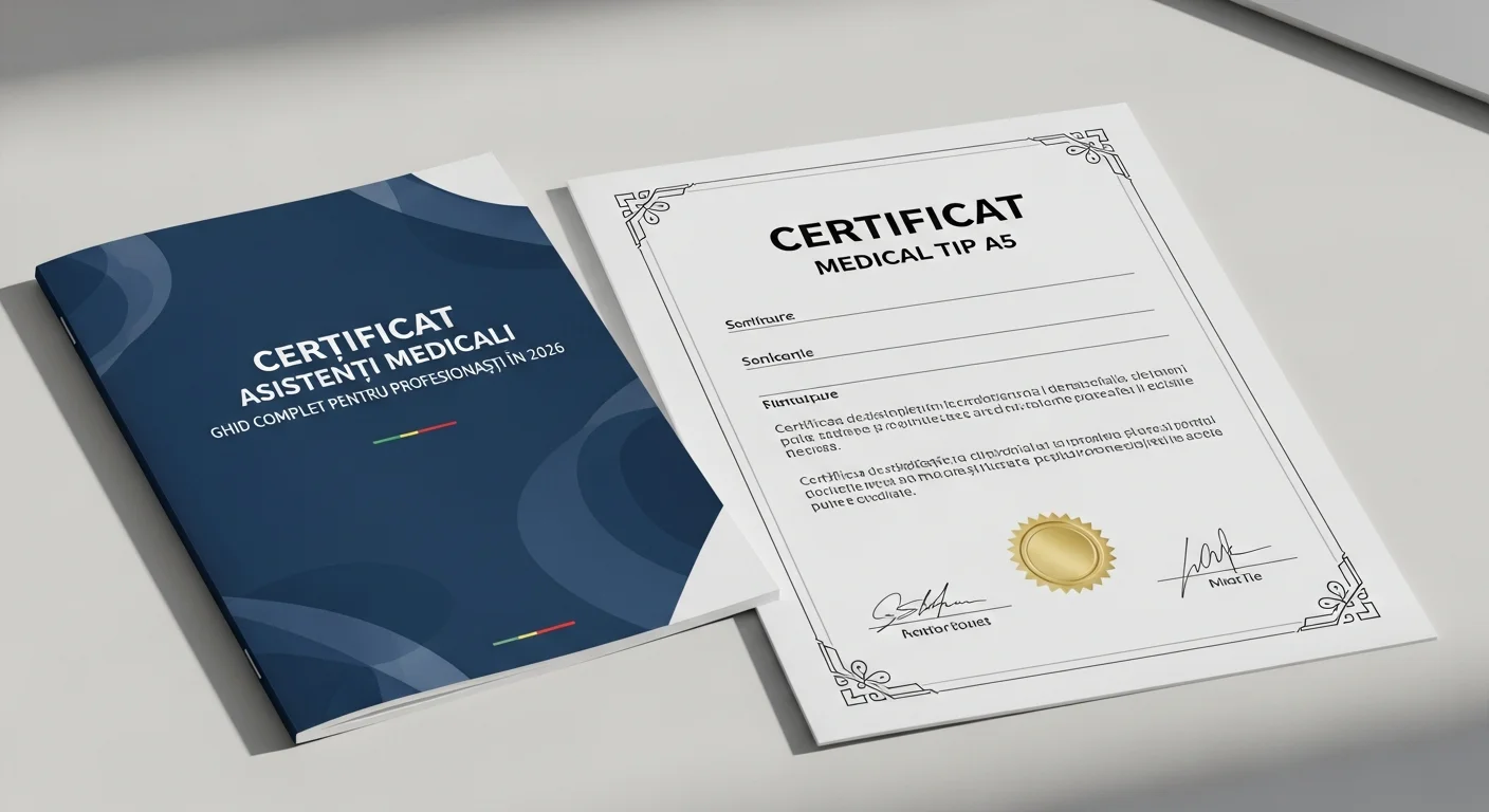 Certificat Medical Tip A5 și Certificat Asistenți Medicali: Ghid Complet pentru Profesioniști în 2026