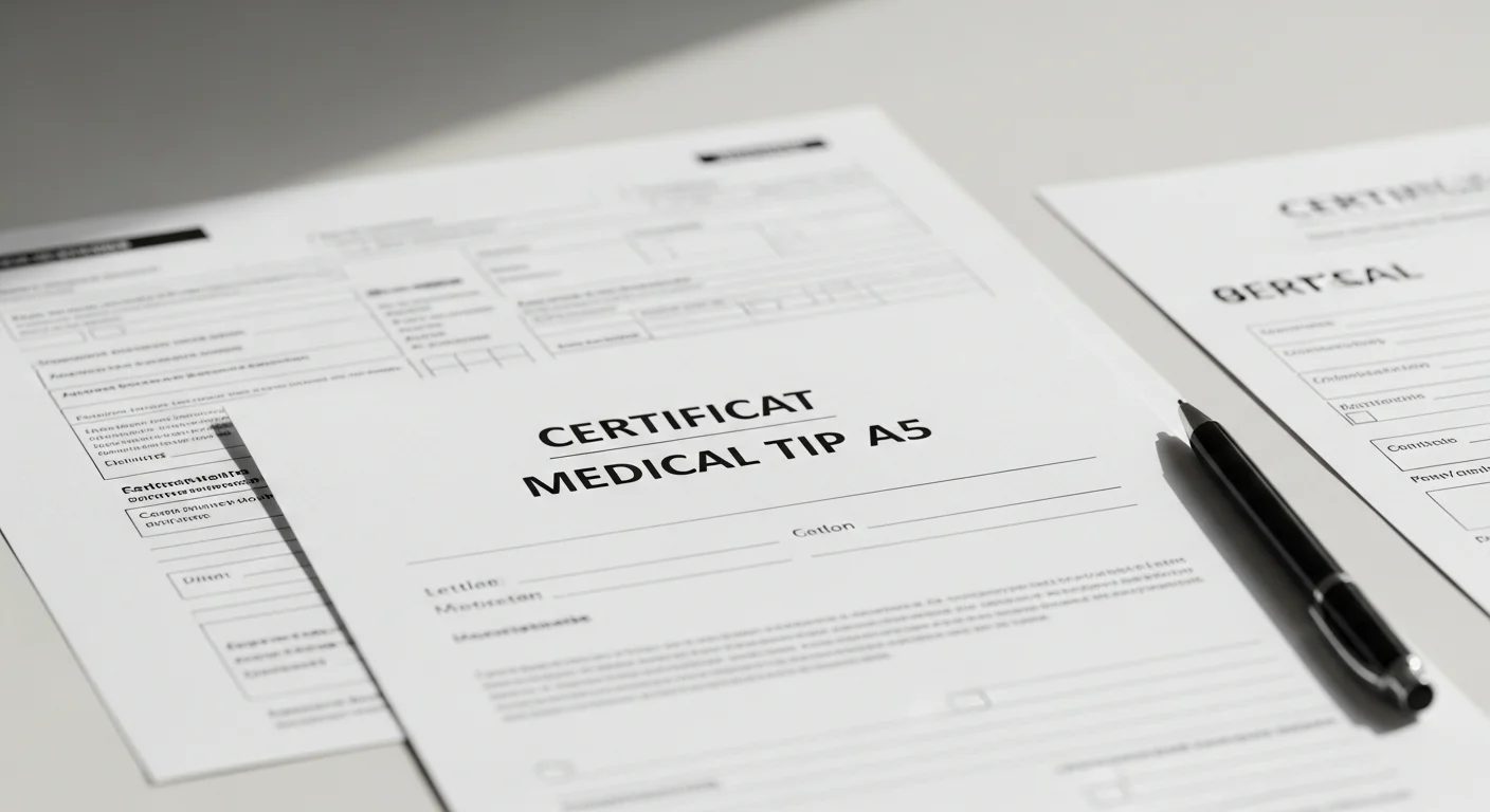 certificat a5 - Ghid Complet pentru Obținerea unui Certificat Medical Tip A5 pentru Asistenți și Medici în 2026