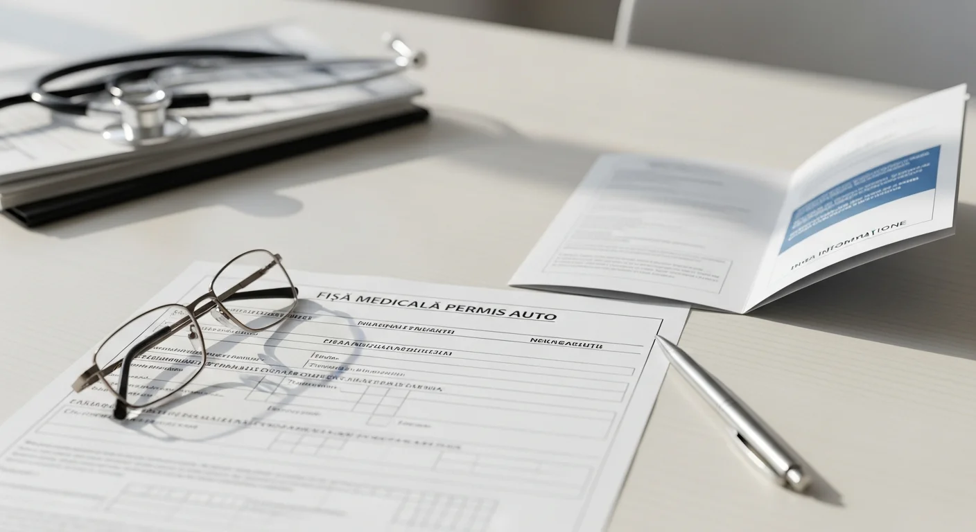 scoala auto - Fisa Medicala Permis Auto: Ghid Complet pentru Viitorii Soferi si Reinoire Permis in 2026