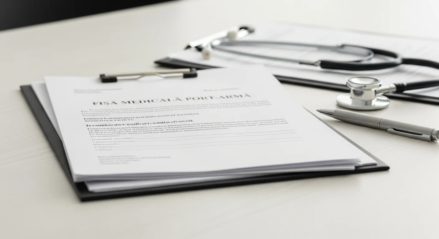 Permis Port Arma 2026: Procedură Completă și Aviz Medical Pistol pentru Deținători