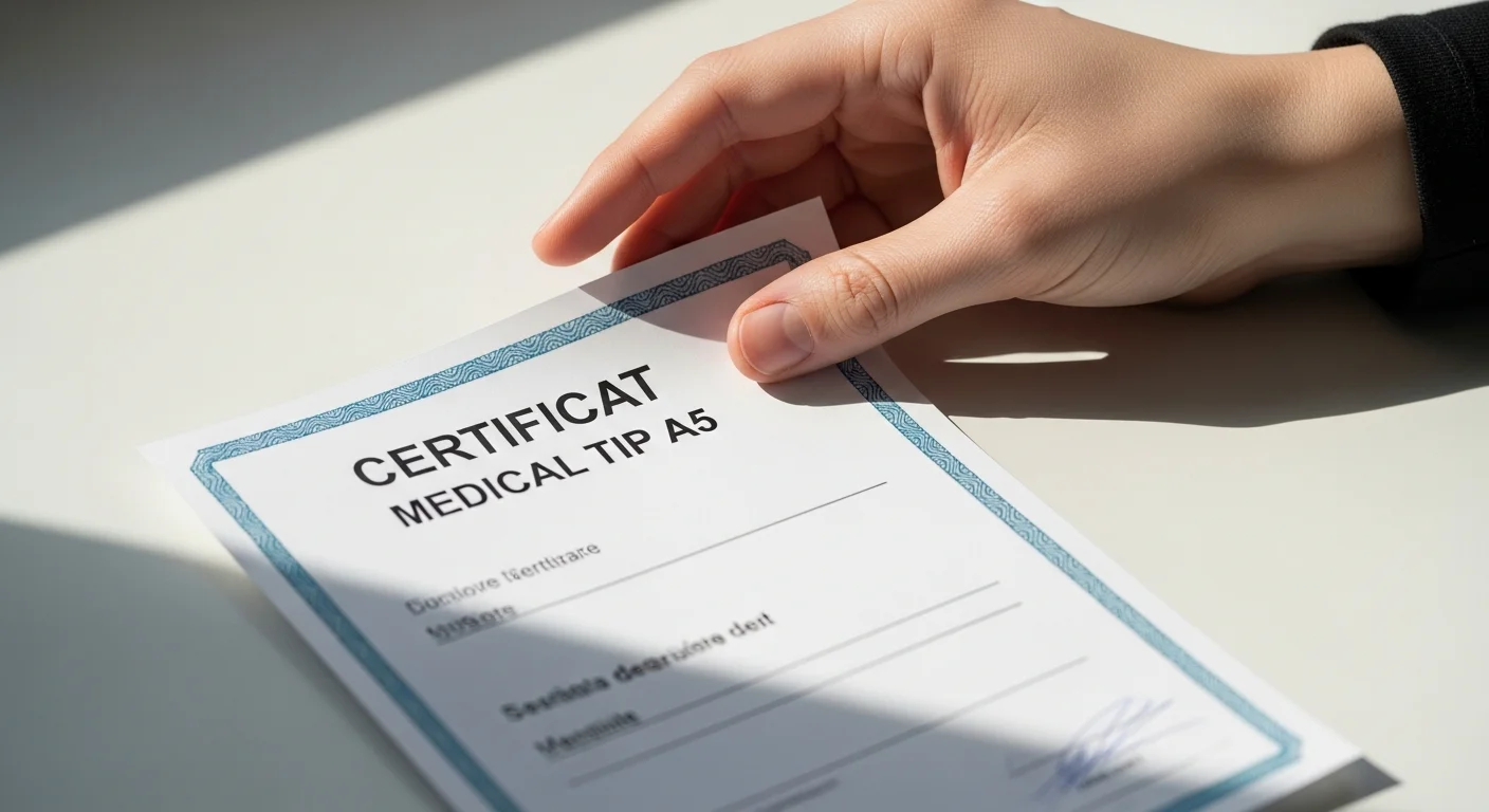 certificat medical a5 - Ghid Complet 2026: Cum Obții un Certificat Medical Tip A5 pentru Asistenți Medicali și Medici