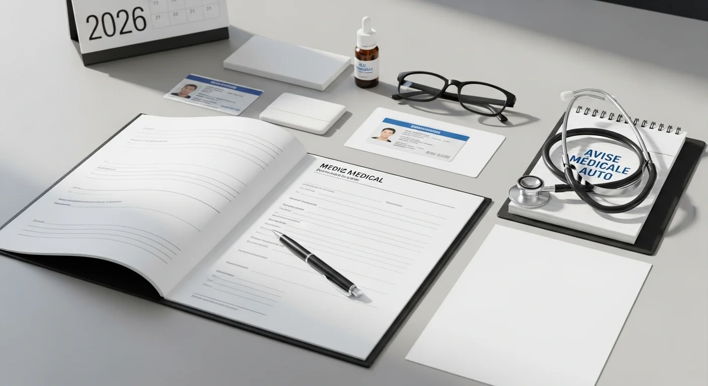Ghid Complet Fișă Medicală Permis Auto 2026: Documente Esențiale și Proceduri