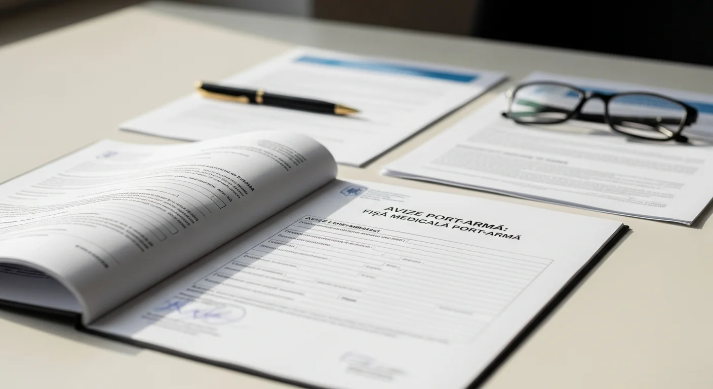 Documente Medicale Obligatorii pentru Permis Port Arma și Permis Pistol: Ghidul Complet pentru 2026