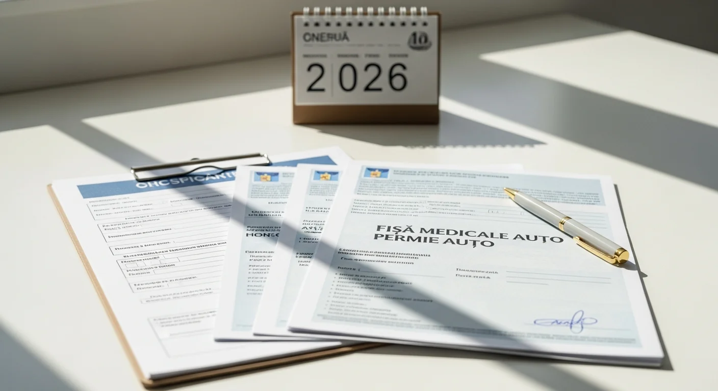 Ghid Complet pentru Reinnoirea Permisului în 2026: Fisa Medicală Permis Auto și Proceduri Noi