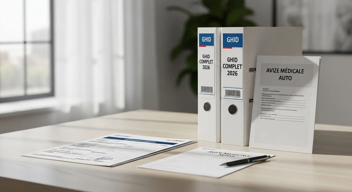 Ghid Complet 2026: Fișă Medicală Permis Auto și Aviz Medical pentru Reînoire Rapidă