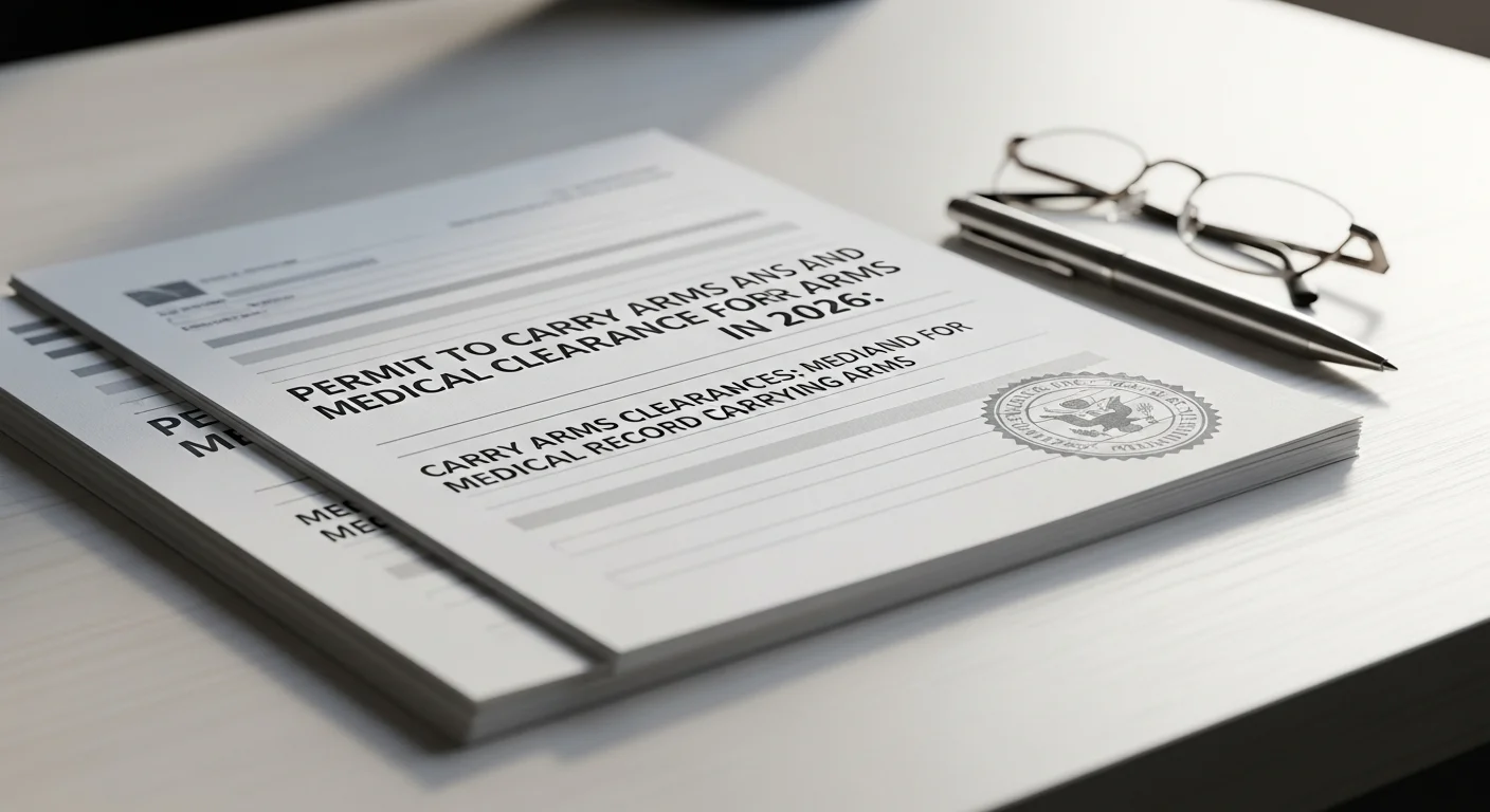 fișa medicală - Permis Port Arma și Aviz Medical Arma în 2026: Ghidul Complet pentru Obținerea și Reînnoirea Documentelor