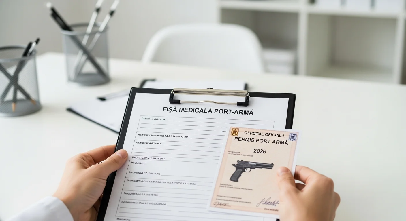 Ghid Complet 2026: Obținerea unui Permis Port Armă și Rolul pentru Aviz Medical Armă