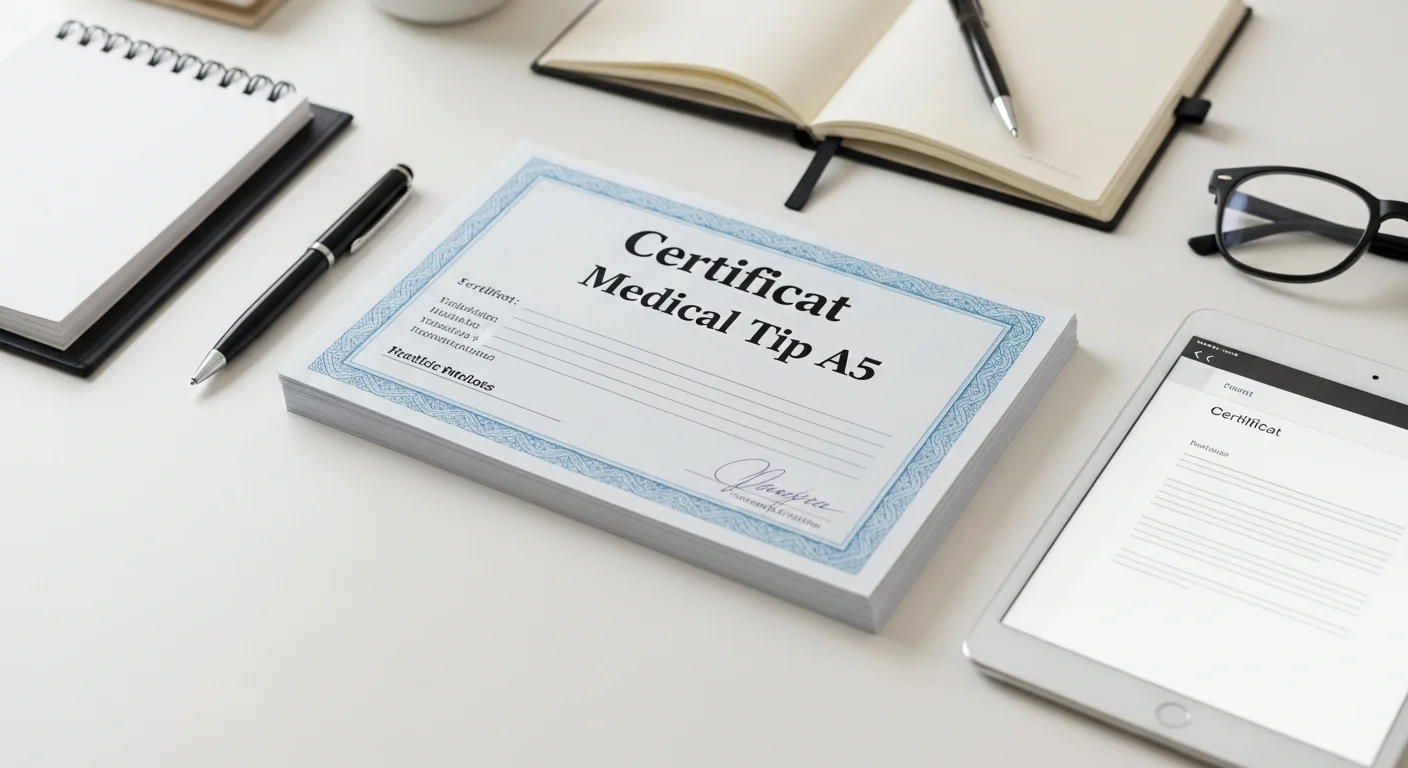 Ghid Complet pentru Obținerea unui Certificat Medical Tip A5 pentru Medici și Asistenți în 2026