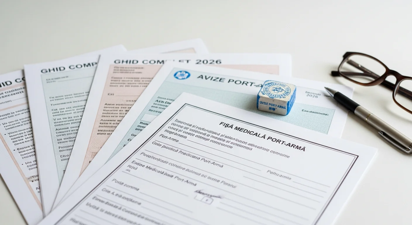 Ghid Complet 2026: Cum Obții un Permis Port Arma și Aviz Medical Arma Rapid