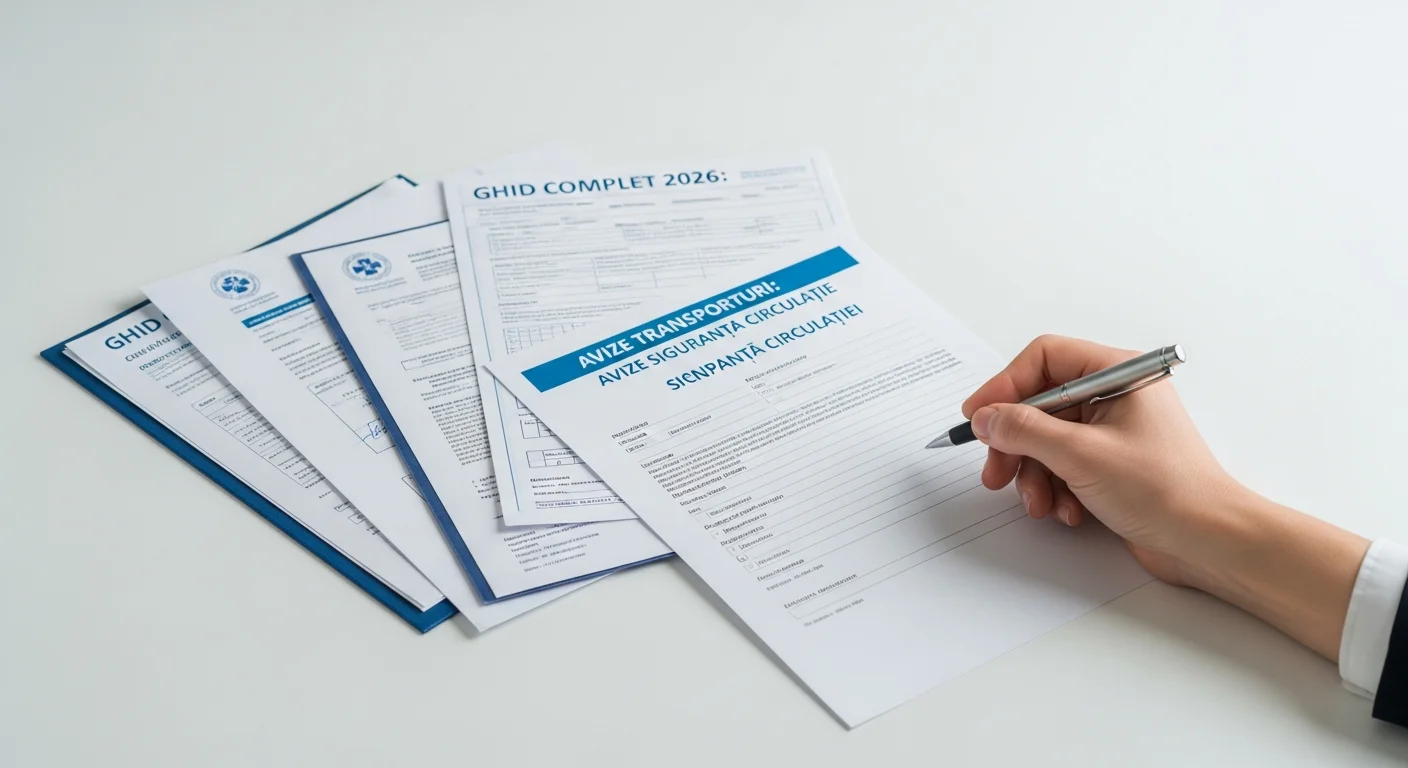 avize - Ghid Complet 2026: Cum Obții Rapid un Aviz Medical Bolt, Uber sau Taxi pentru Transport Persoane