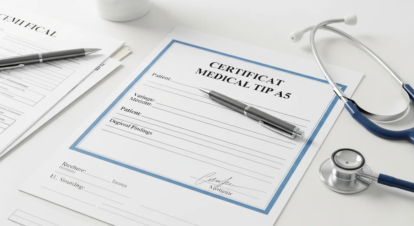 certificat medical a5 - Ghid Complet pentru Obținerea unui Certificat Medical Tip A5 pentru Asistenți Medicali și Medici în 2026