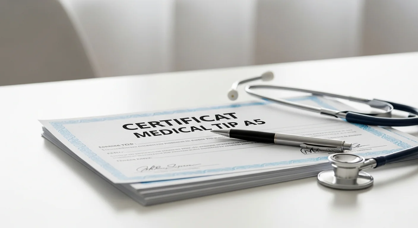 certificat a 5 - Ghid Complet pentru Certificat Medical Tip A5: Proceduri și Acte Necunoscute pentru Asistenți Medicali și Medici în 2026