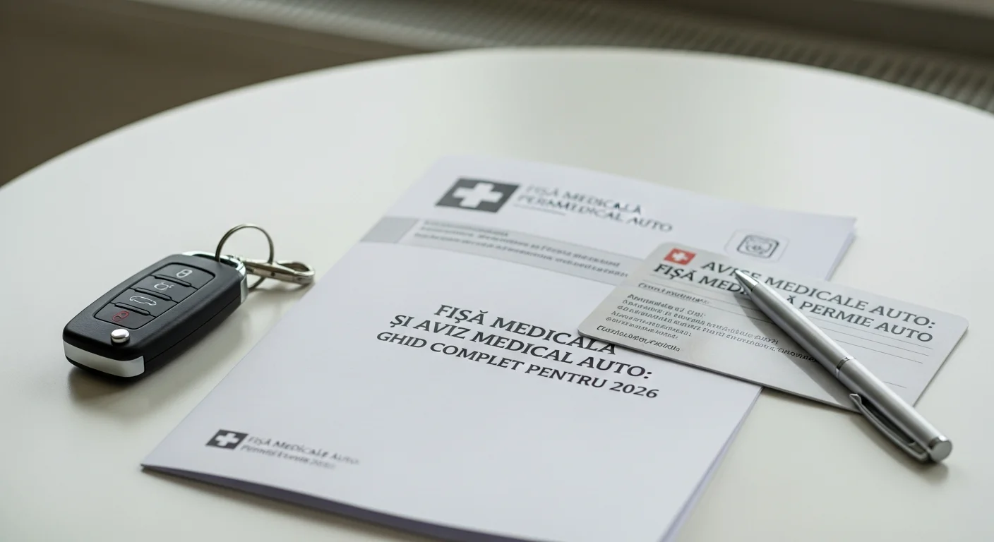 acte necesare preschimbare permis - Fișă Medicală Permis Auto și Aviz Medical Auto: Ghid Complet pentru 2026