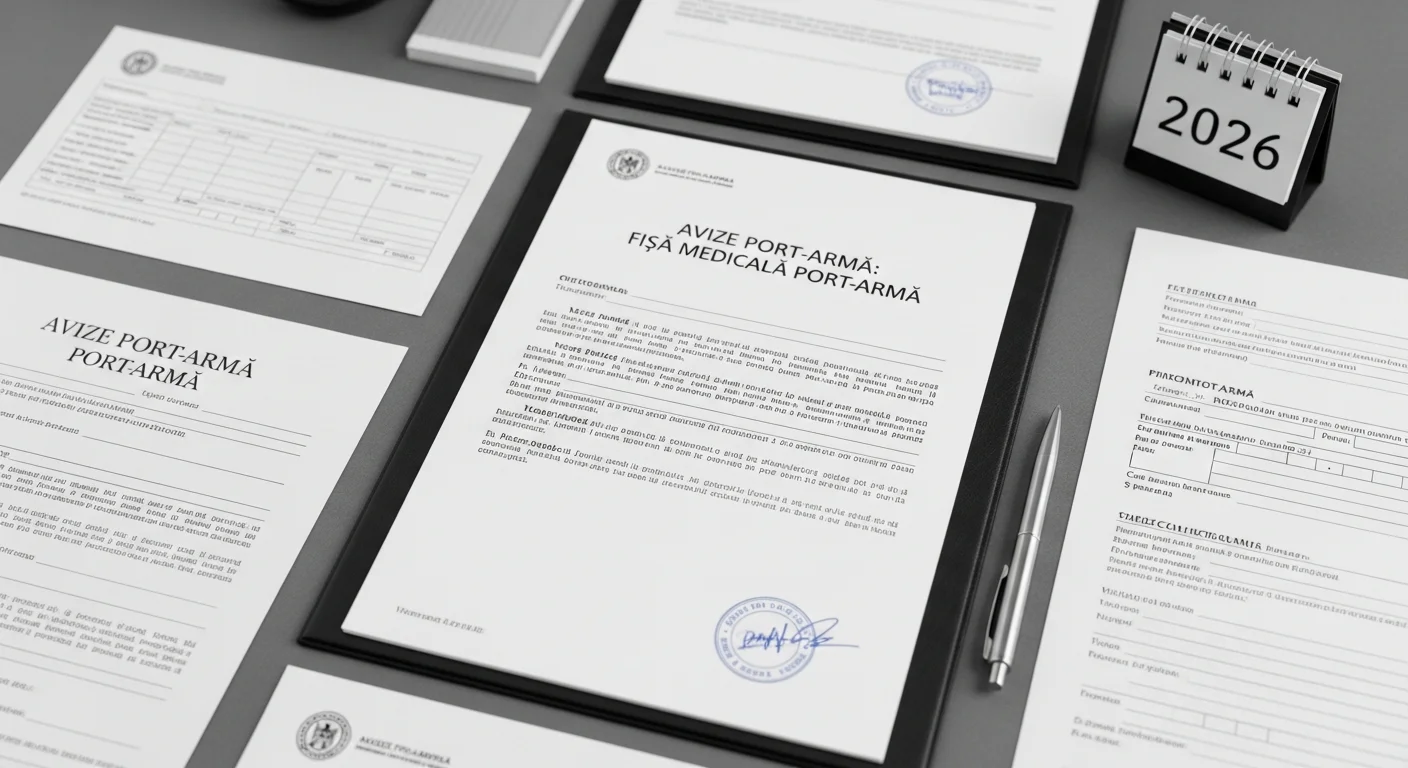 port armă - Ghid Complet pentru Obținerea Permisului de Armă în 2026: Acte, Avize și Proceduri