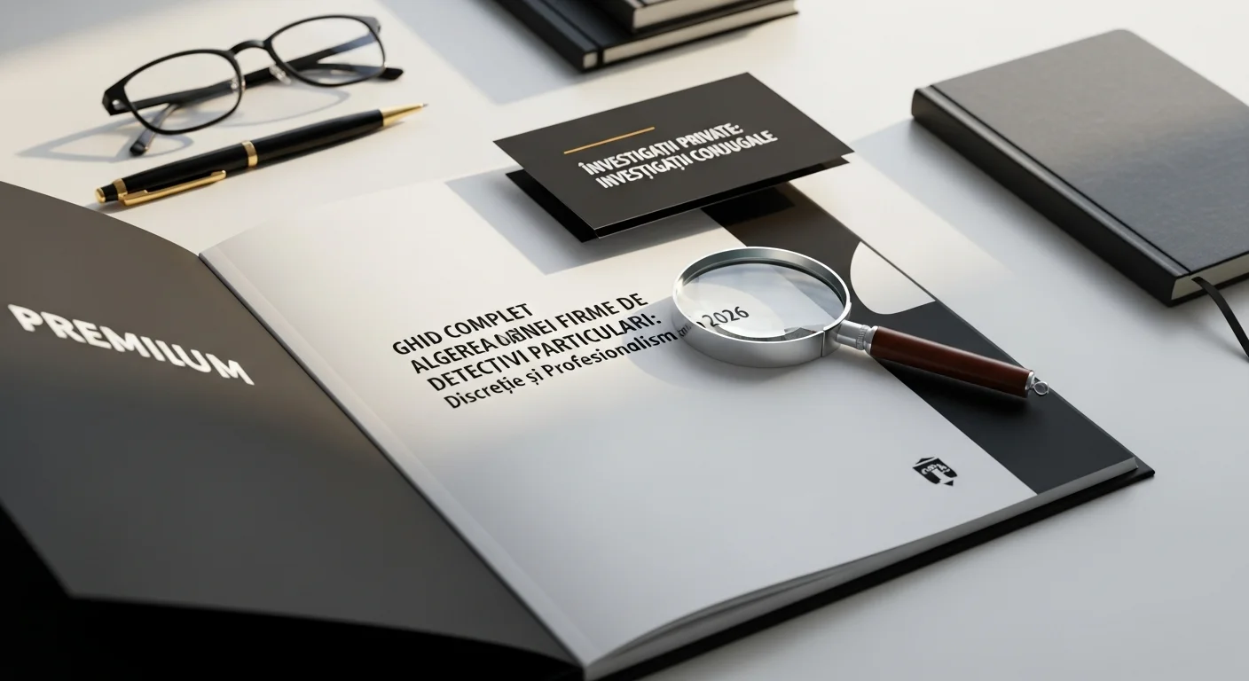 firme detectivi particulari - Ghid Complet pentru Alegerea unei Firme de Detectivi Particulari: Discreție și Profesionalism în 2026