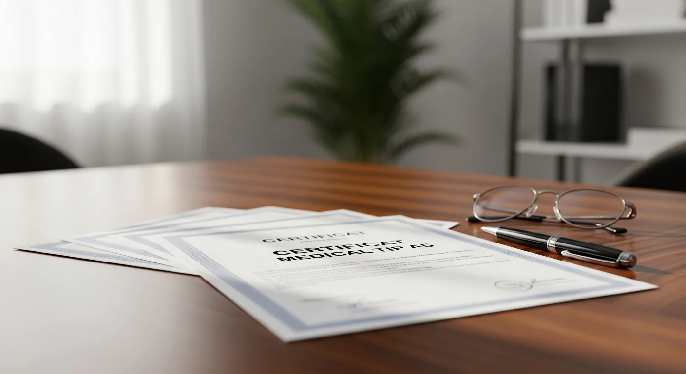 certificat a5 - Ghid Complet pentru Certificat Medical Tip A5: Procedura OAMGMAMR în 2026