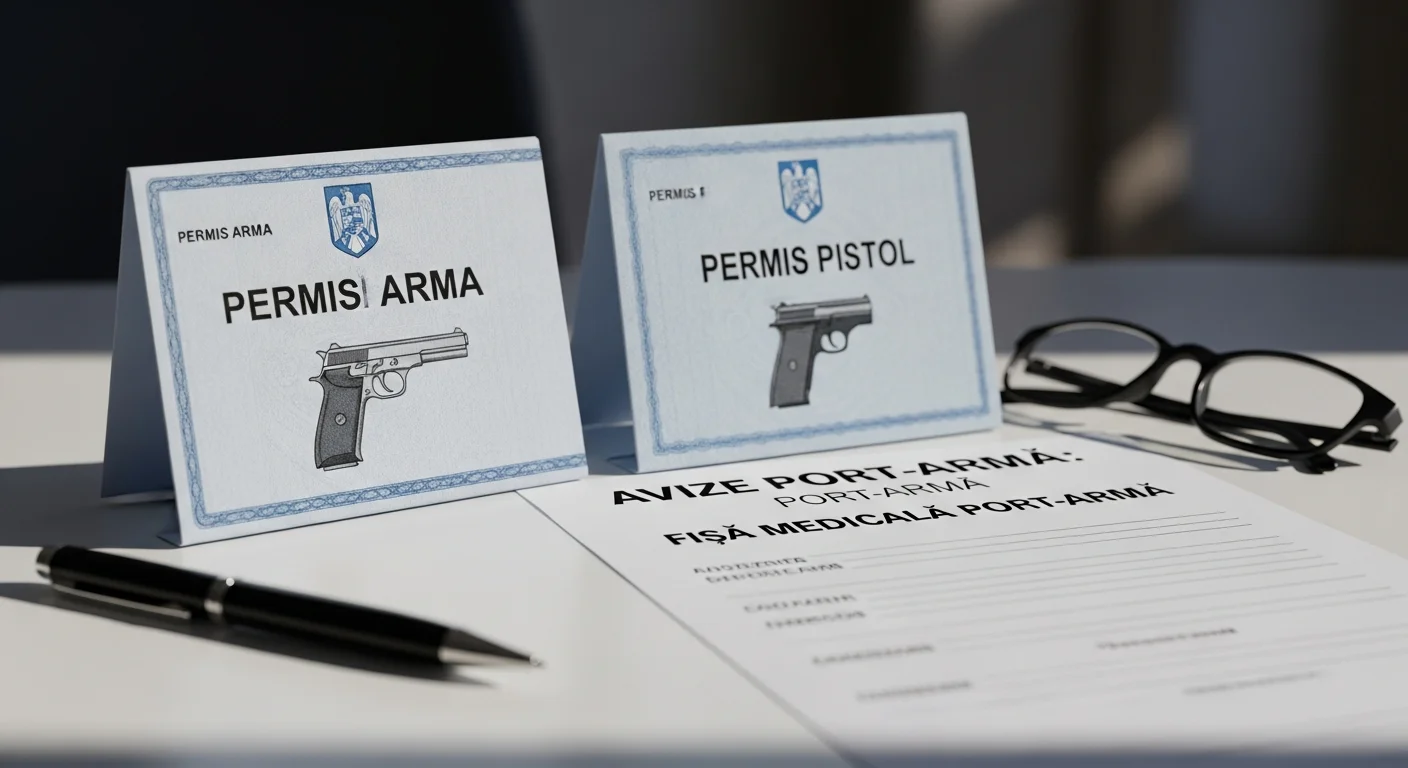 Permis Port Arma și Permis Pistol în 2026: Ghid Complet pentru Obținerea Avizului Medical