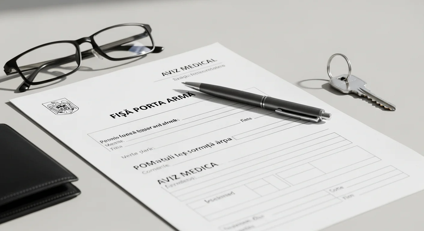 Ghid Complet pentru Permis Port Arma în 2026: Cum Obții Fisa Porta Arma și Avizul Medical