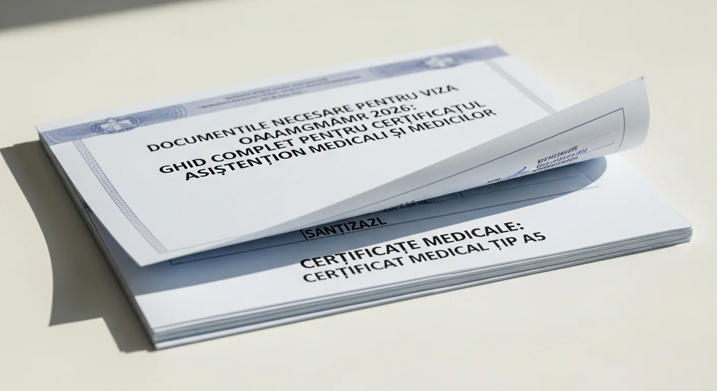 certificat medical a5 - Documentele Necesare pentru Viza OAMGMAMR 2026: Ghid Complet pentru Certificatul Asistenților Medicali și Medicilor