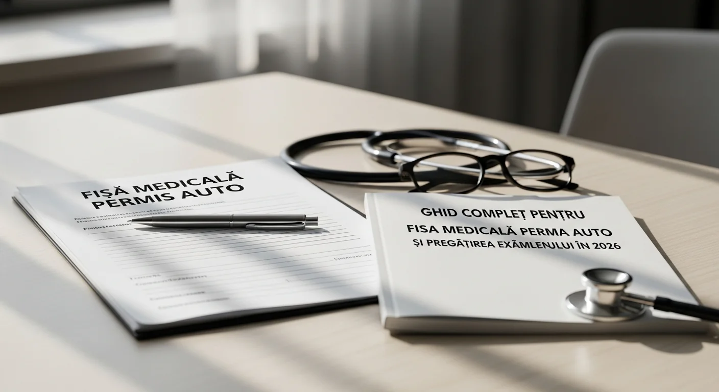Ghid Complet pentru Fisa Medicală Permis Auto și Pregătirea Examenului în 2026
